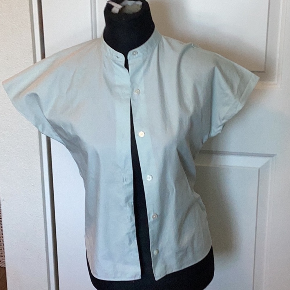 Theory Soft Blue Women's Shirt P